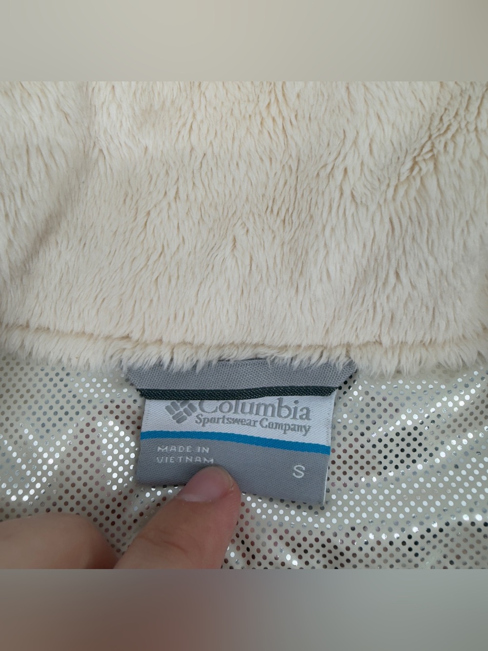 Columbia Omni Heat Cream Puffer Vest Small Womens - Picture 3 of 6